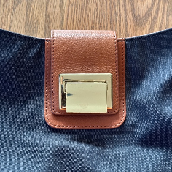 Talbots Denim and Leather handbag - Picture 6 of 6